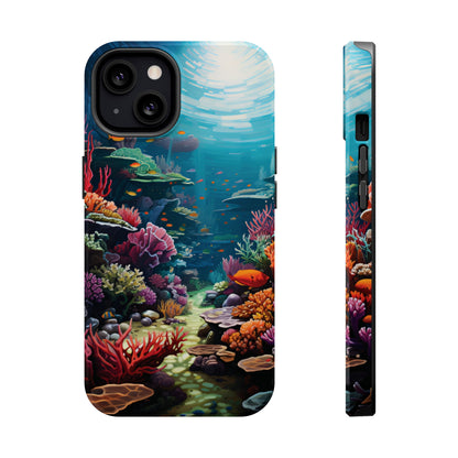 Coral Reef MagSafe Tough Case For I-Phone