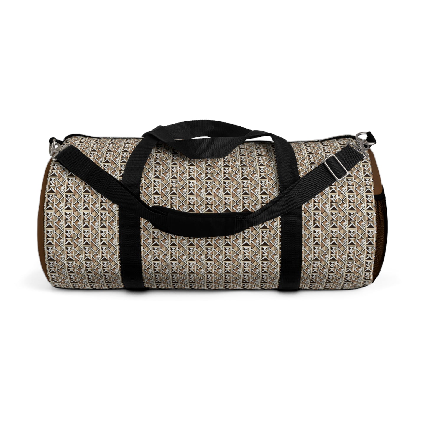 Neutral Color Pattern Duffel Bag