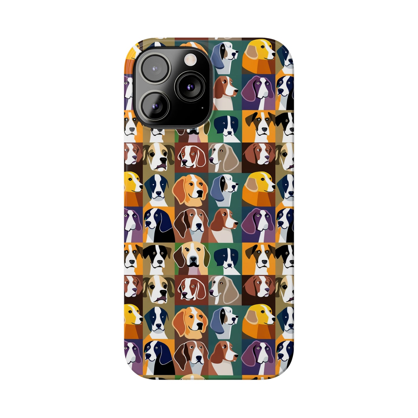 Dog Lovers Print Slim I Phone Case