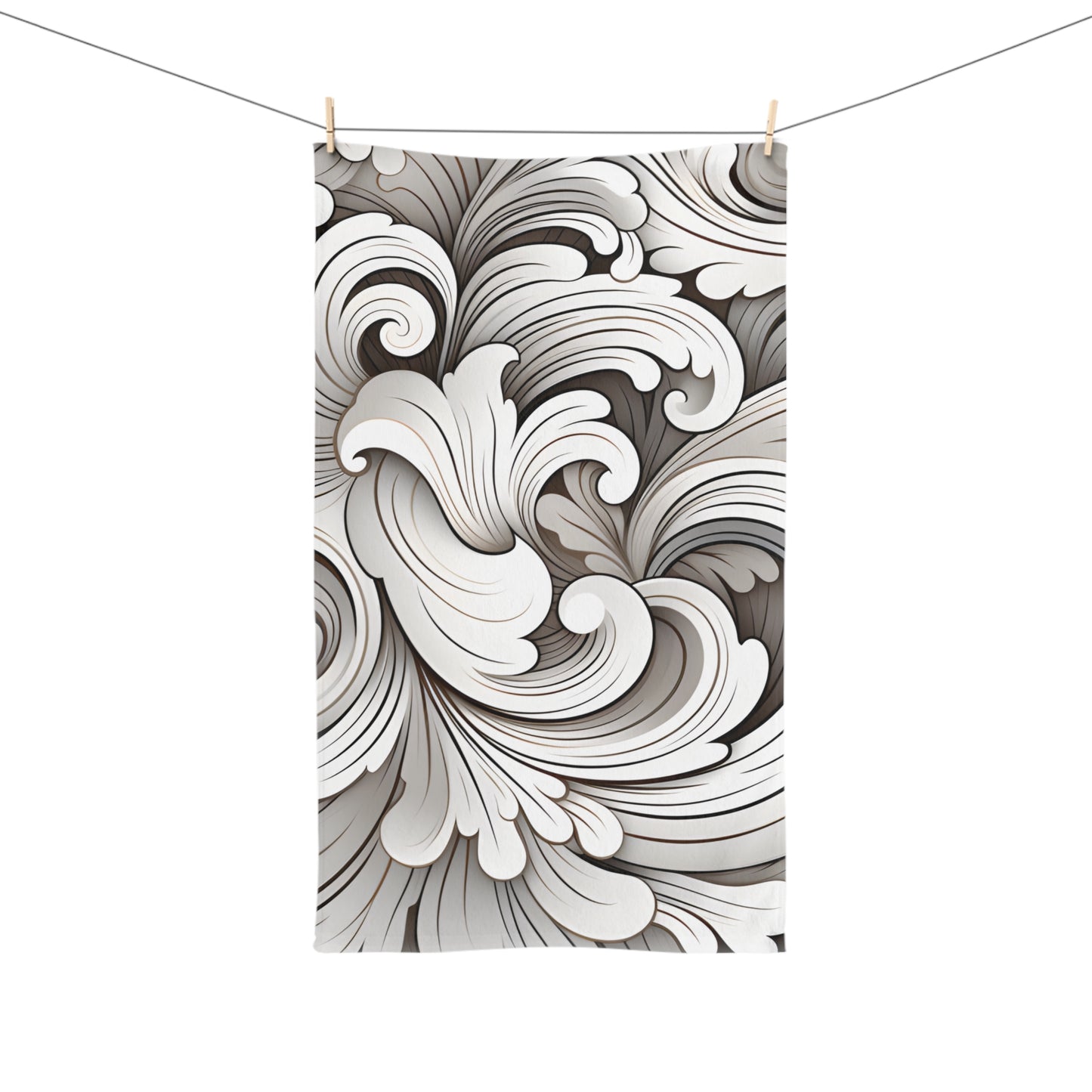 Dramatic Splash Hand Towel