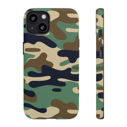 Camouflage Tough Phone Case for I phone, Samsung Galaxy and Google Pixel