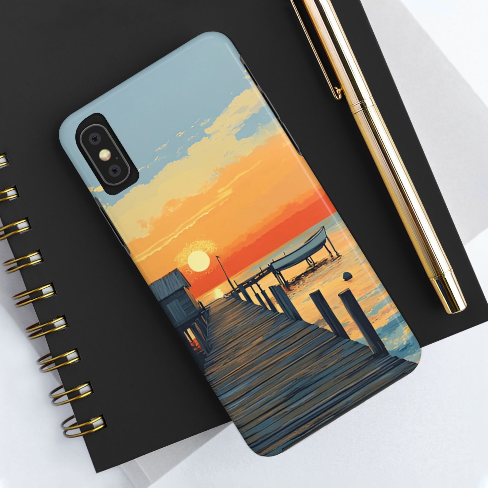 Coastal Sunrise Tough Phone Case For iphone & Samsung Galaxy - Ruppy's Creations