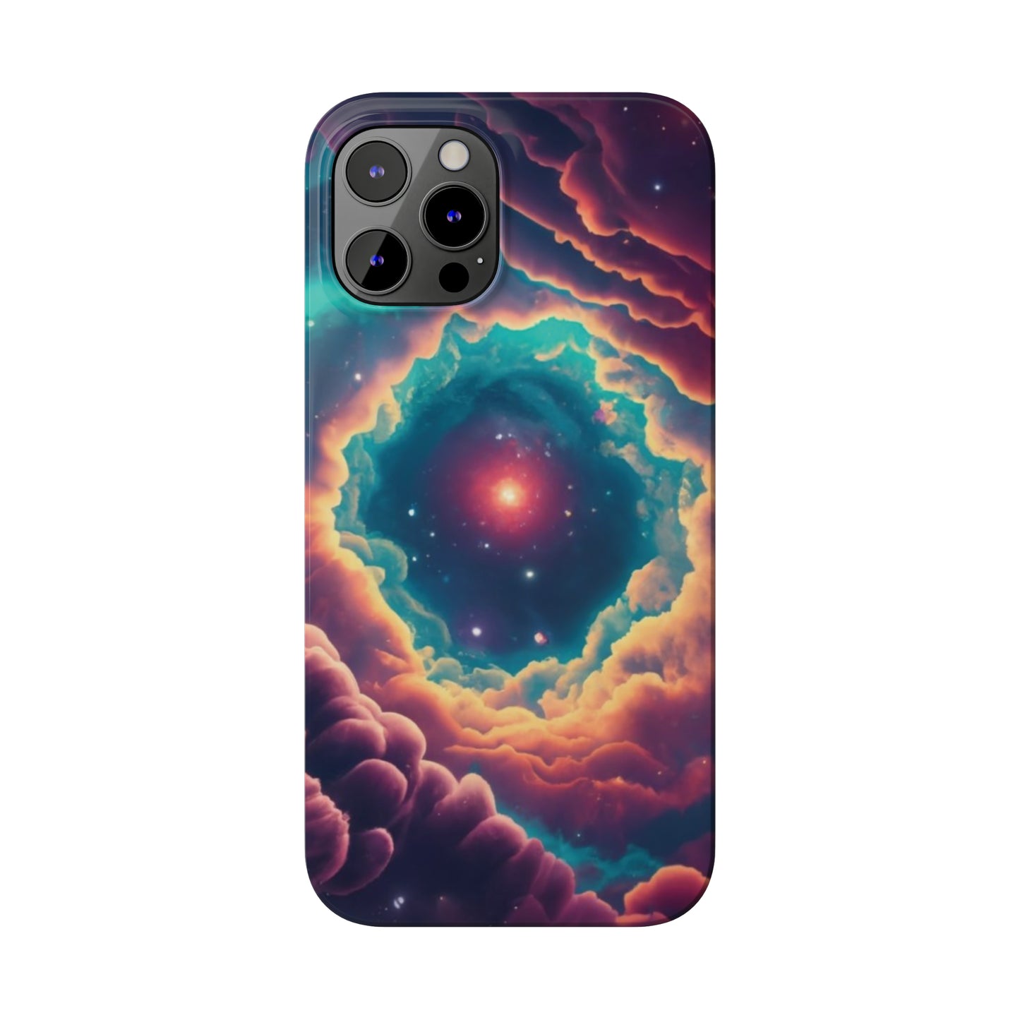 Space Nebula Slim Phone Case For I-phone