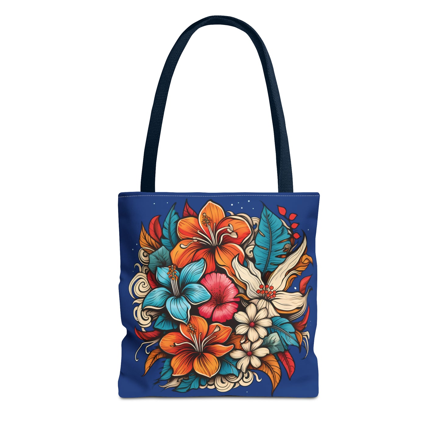 floral tote bag