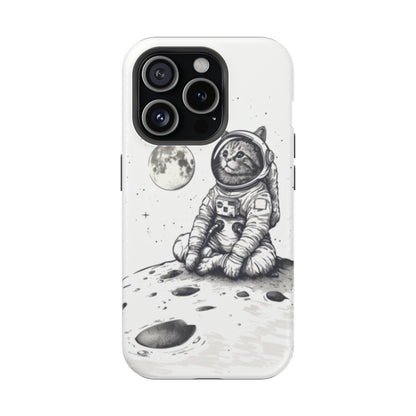 Space Cat MagSafe Tough iPhone Case - Ruppy's Creations