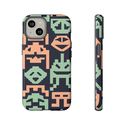 Vintage Video Space Game Graphics Tough Cell Phone Case - Ruppy's Creations