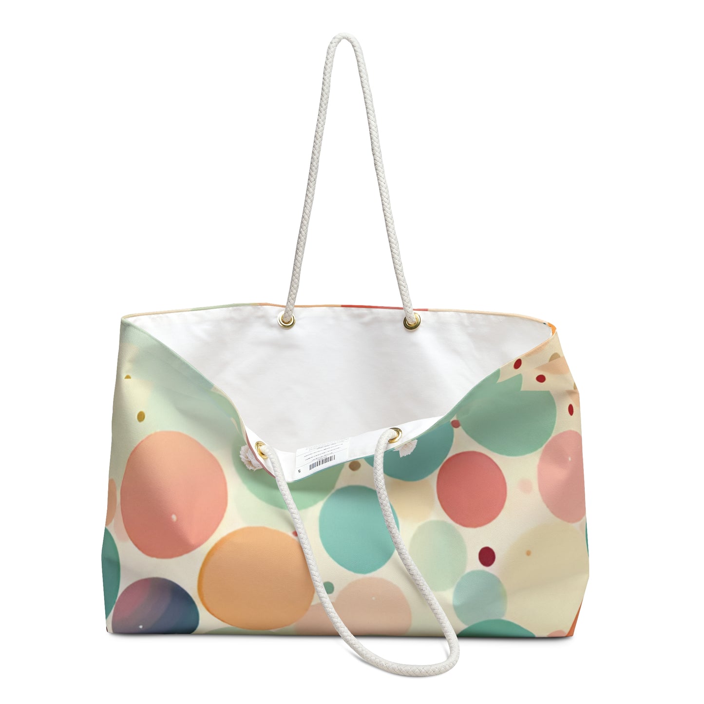 Circles in Pastel Weekender Bag - Ruppy's Creations