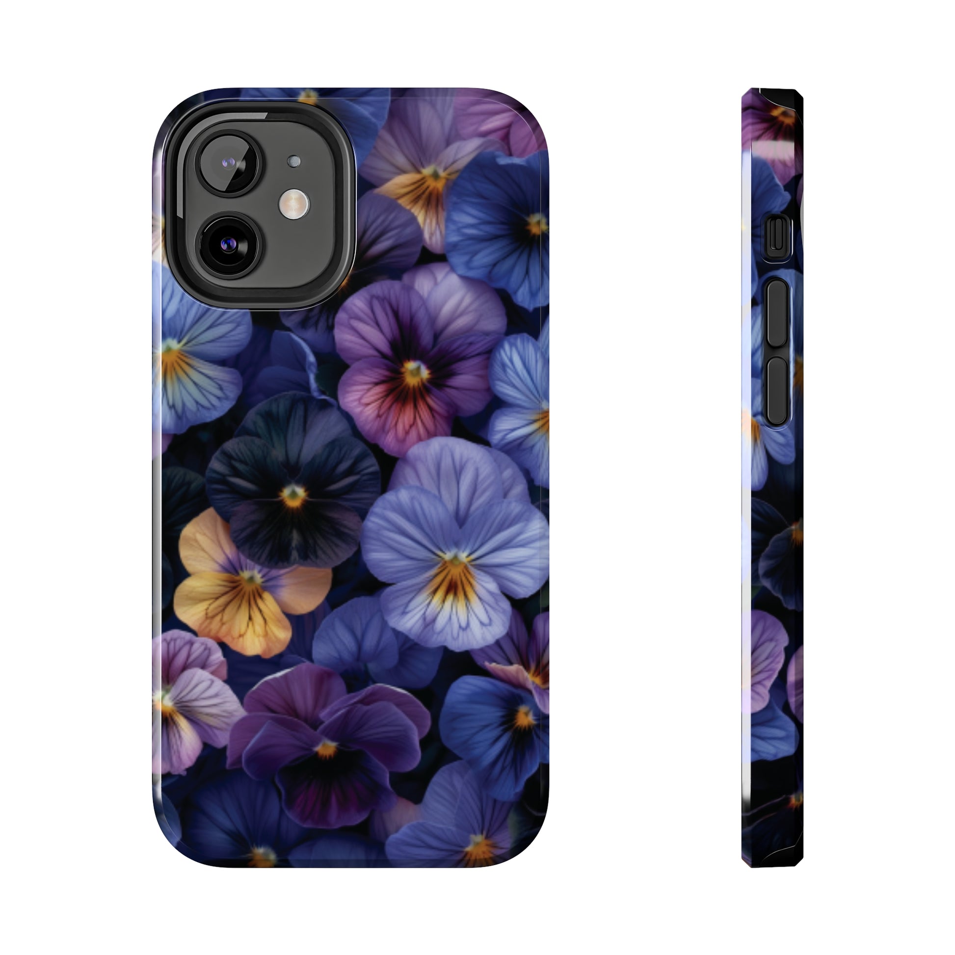 Pansy Flowers Tough iPhone Case - Ruppy's Creations