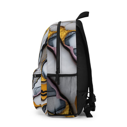 Golden Marble Backpack