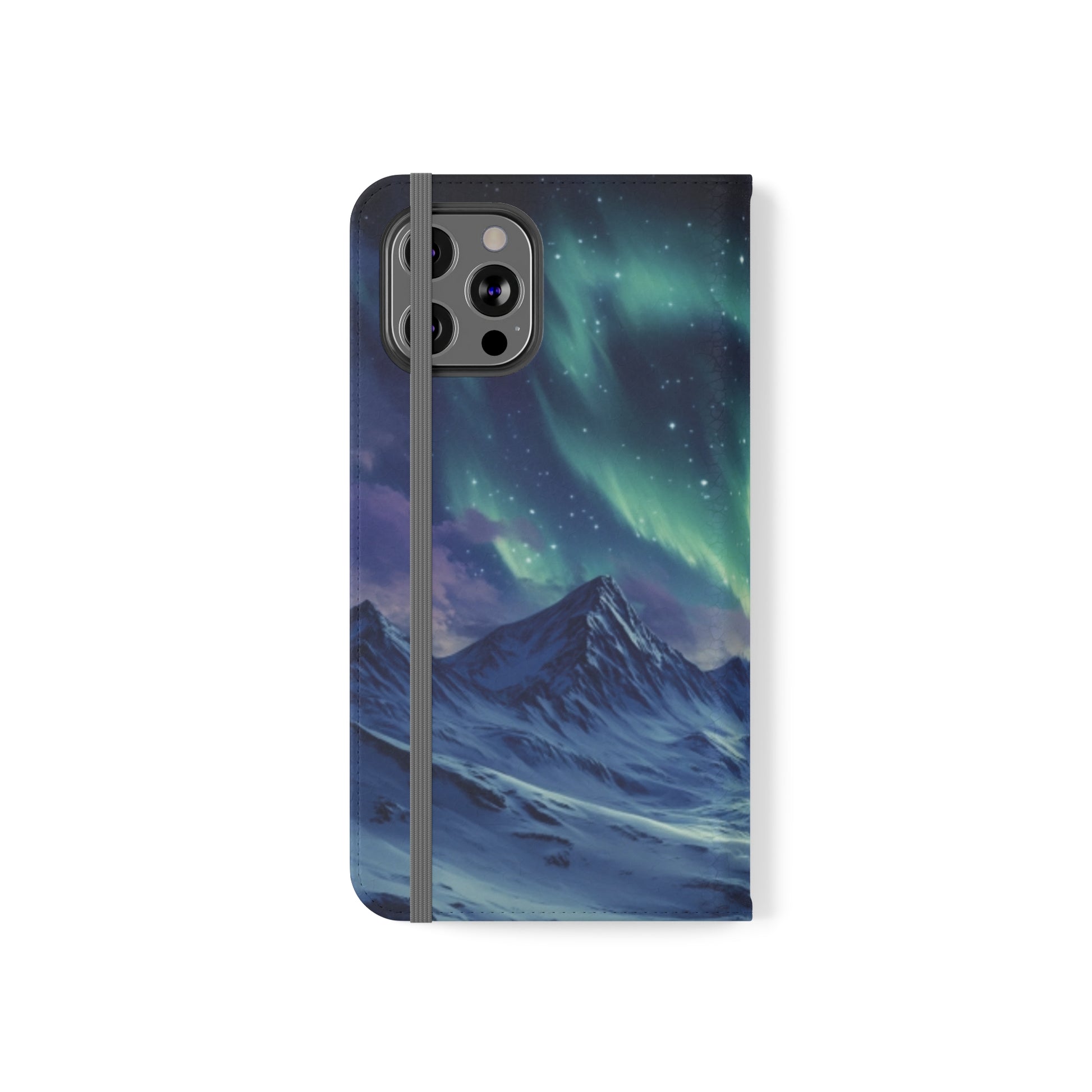 Winter Aurora Folio Phone Case - Ruppy's Creations