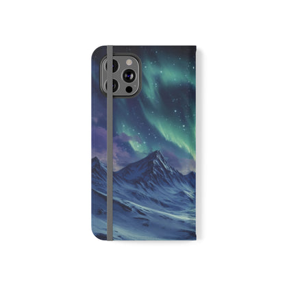 Winter Aurora Folio Phone Case - Ruppy's Creations