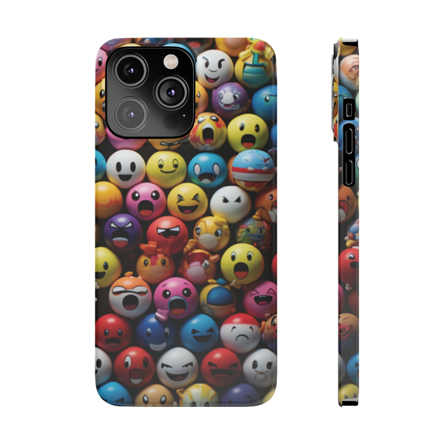 Emoji fun Slim Phone Cases