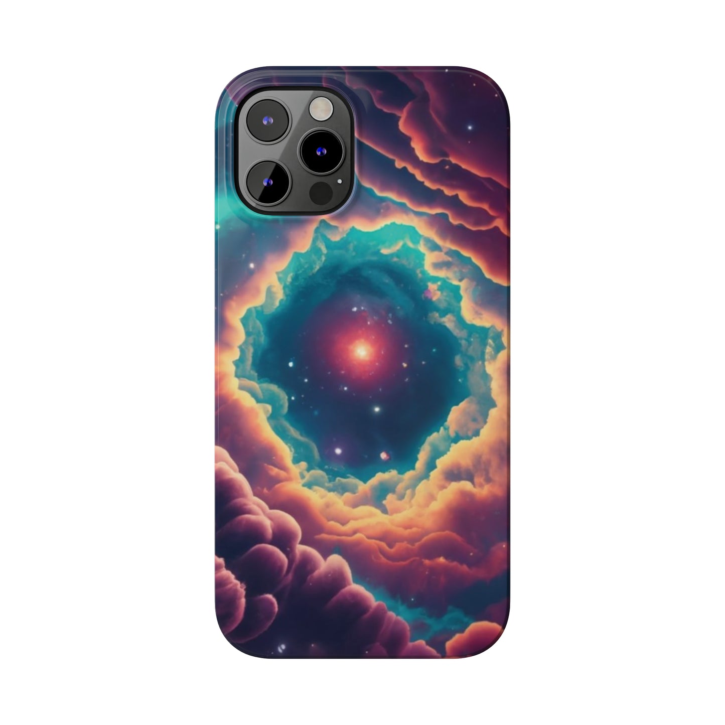 Space Nebula Slim Phone Case For I-phone