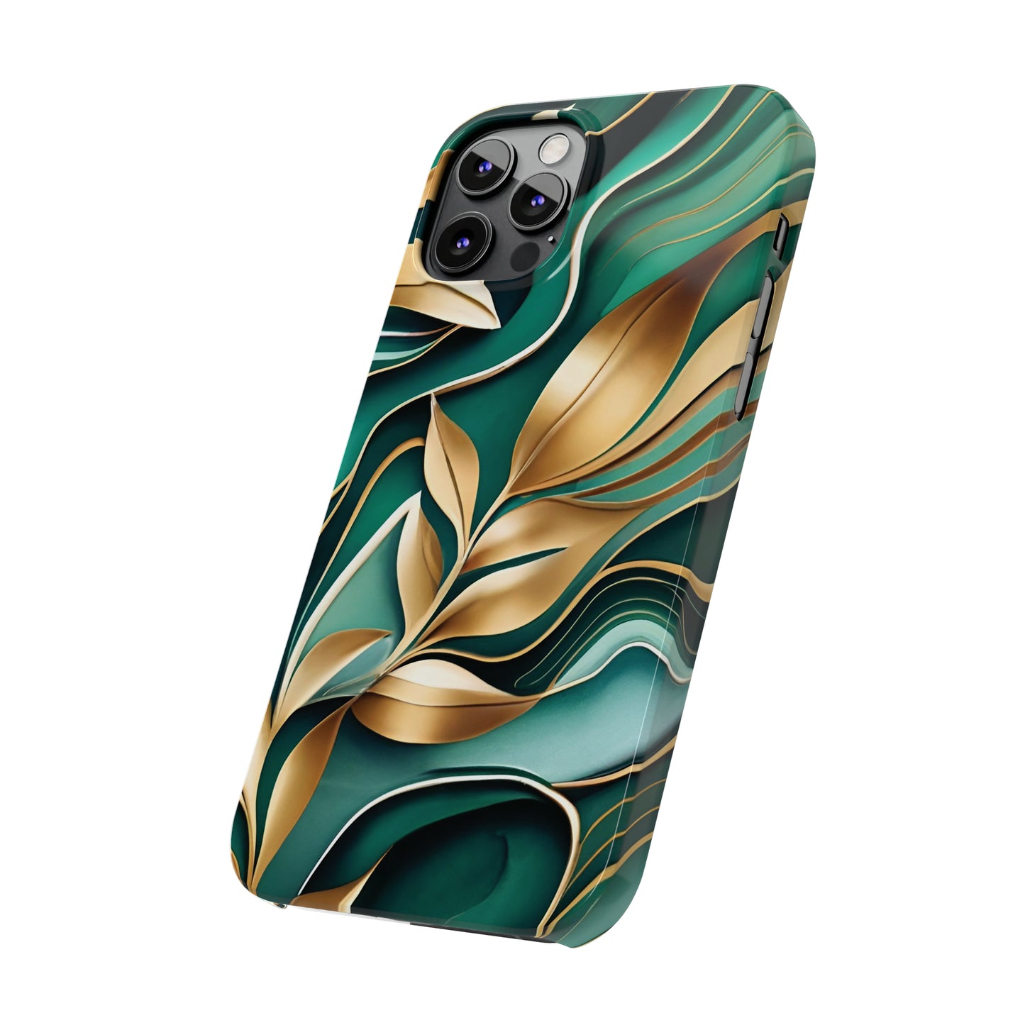 Mystic Leaf Slim Phone Case For I phone