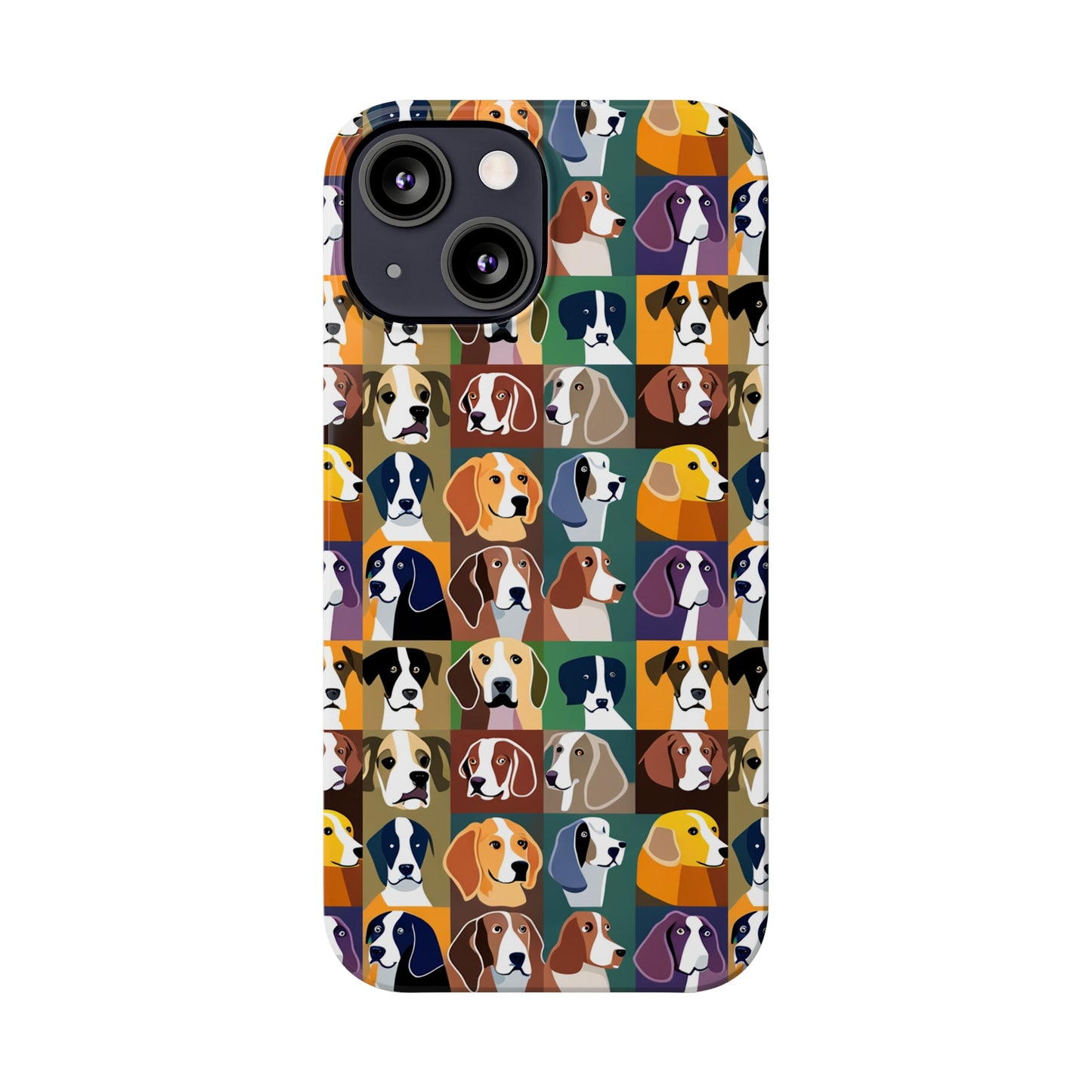 Dog Lovers Print Slim I Phone Case