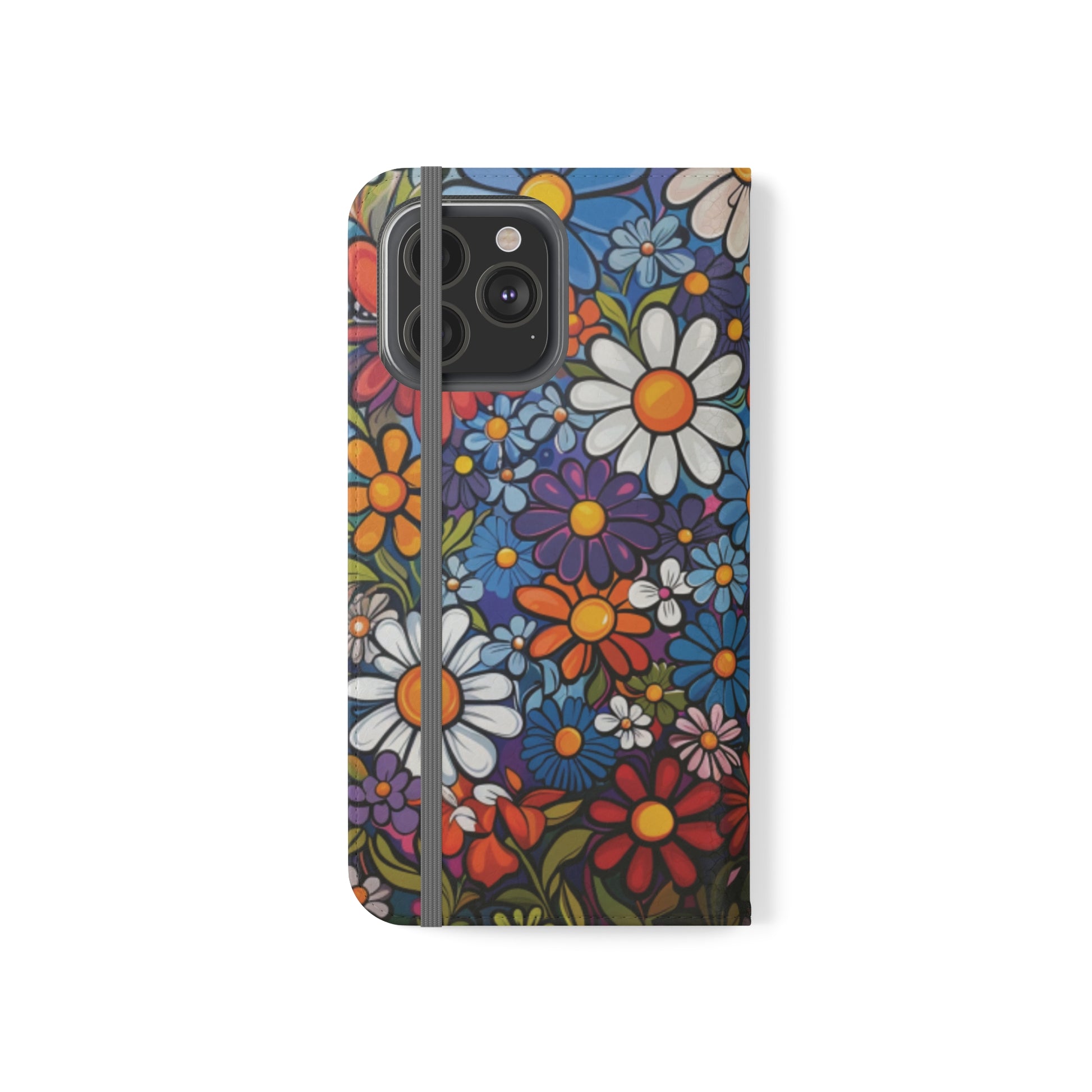 Hippie Floral Folio Case - Ruppy's Creations