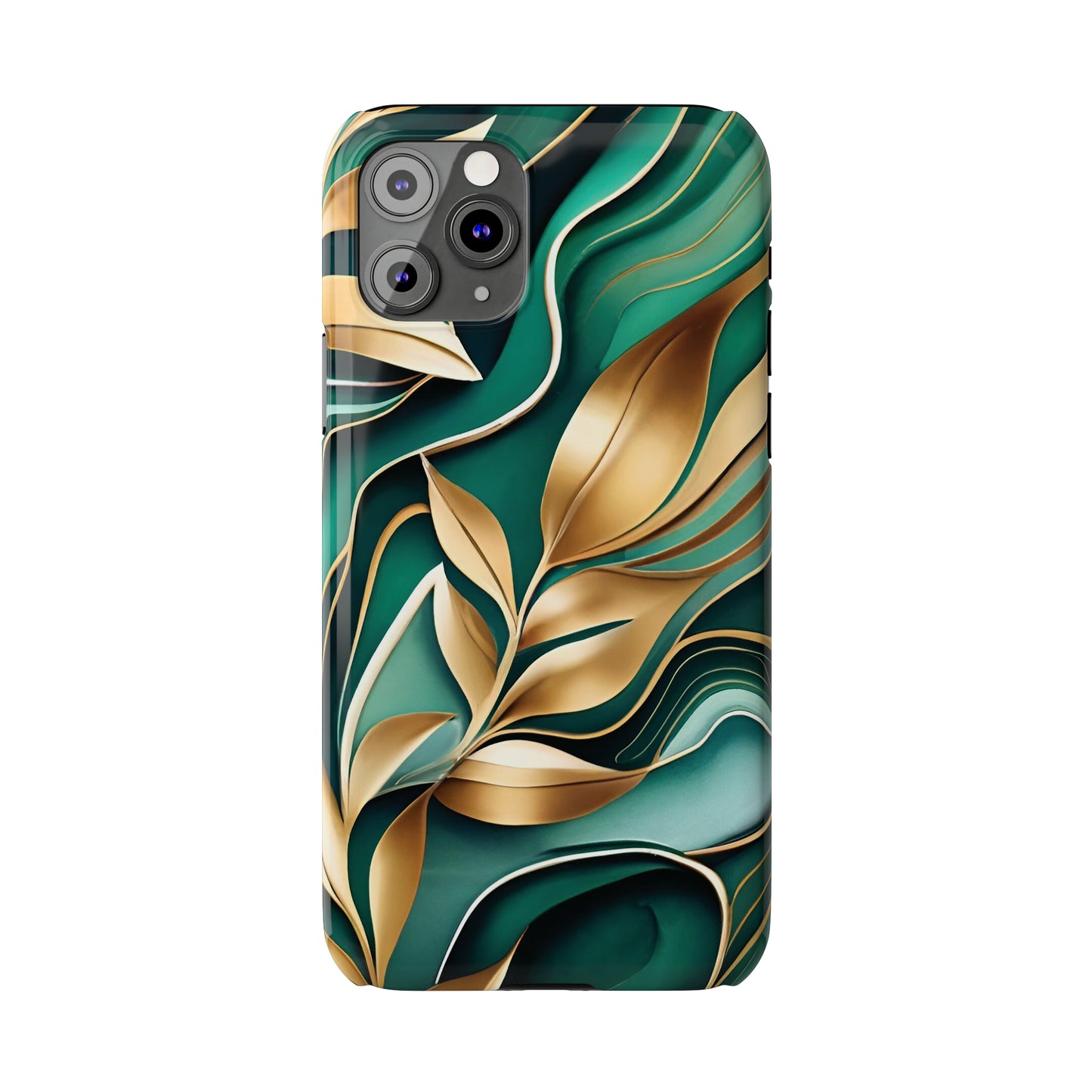 Mystic Leaf Slim Phone Case For I phone