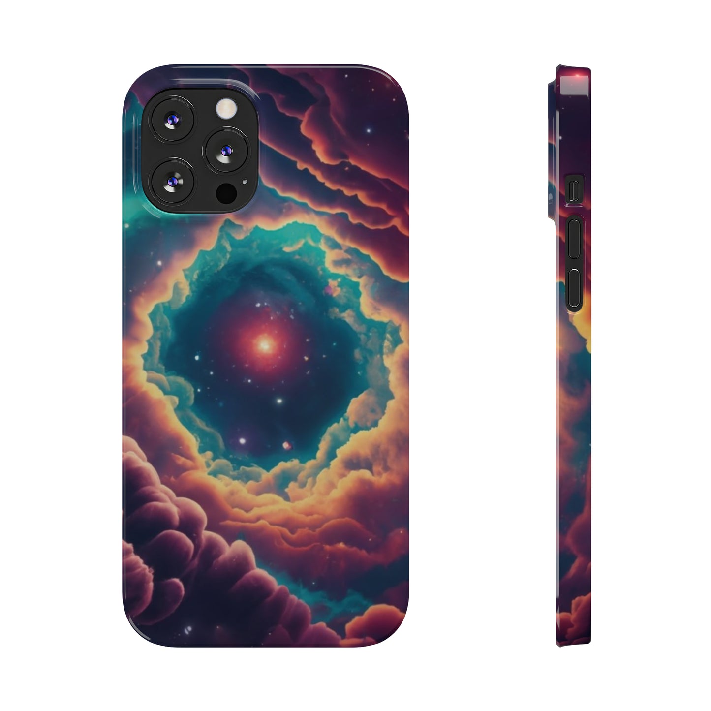 Space Nebula Slim Phone Case For I-phone