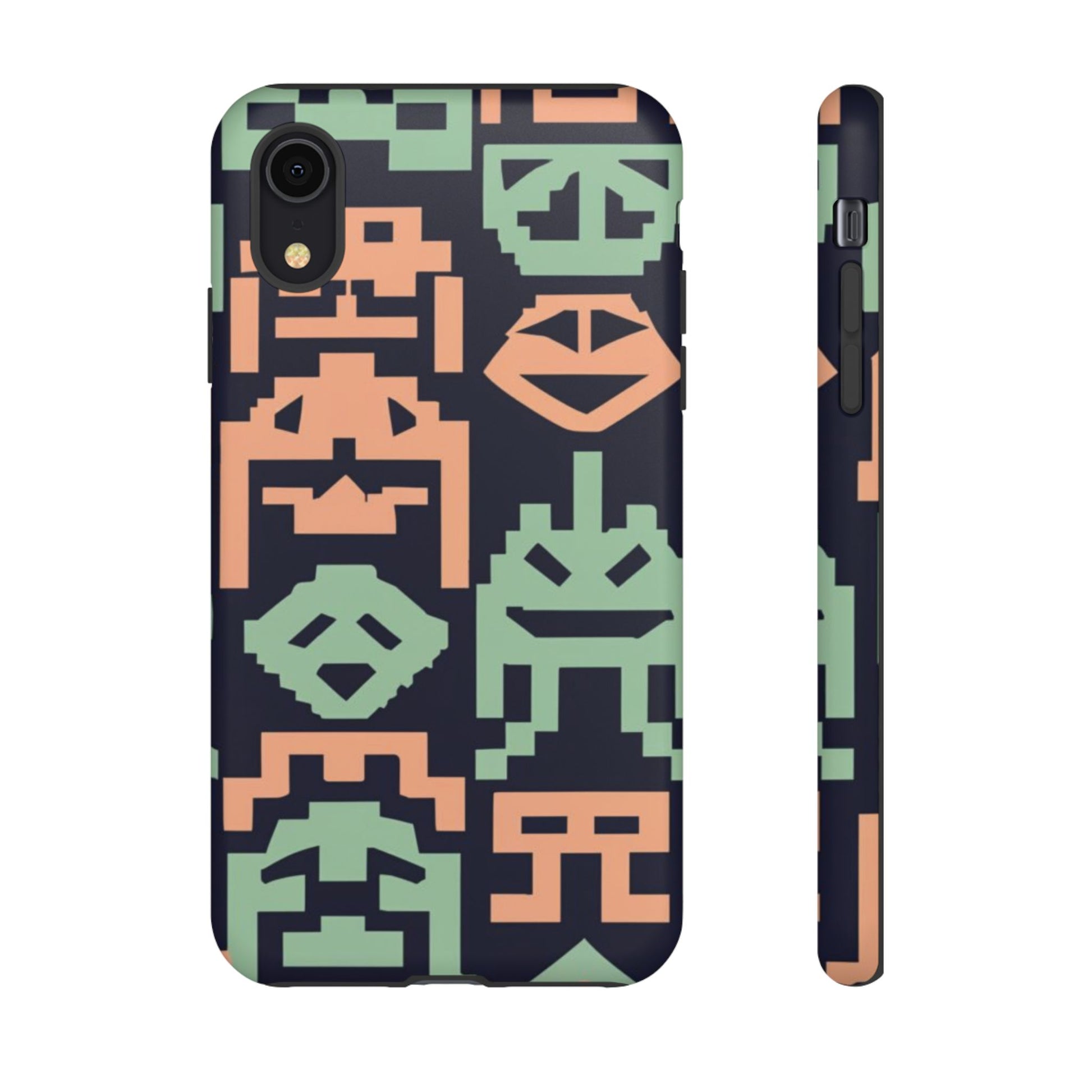 Vintage Video Space Game Graphics Tough Cell Phone Case - Ruppy's Creations