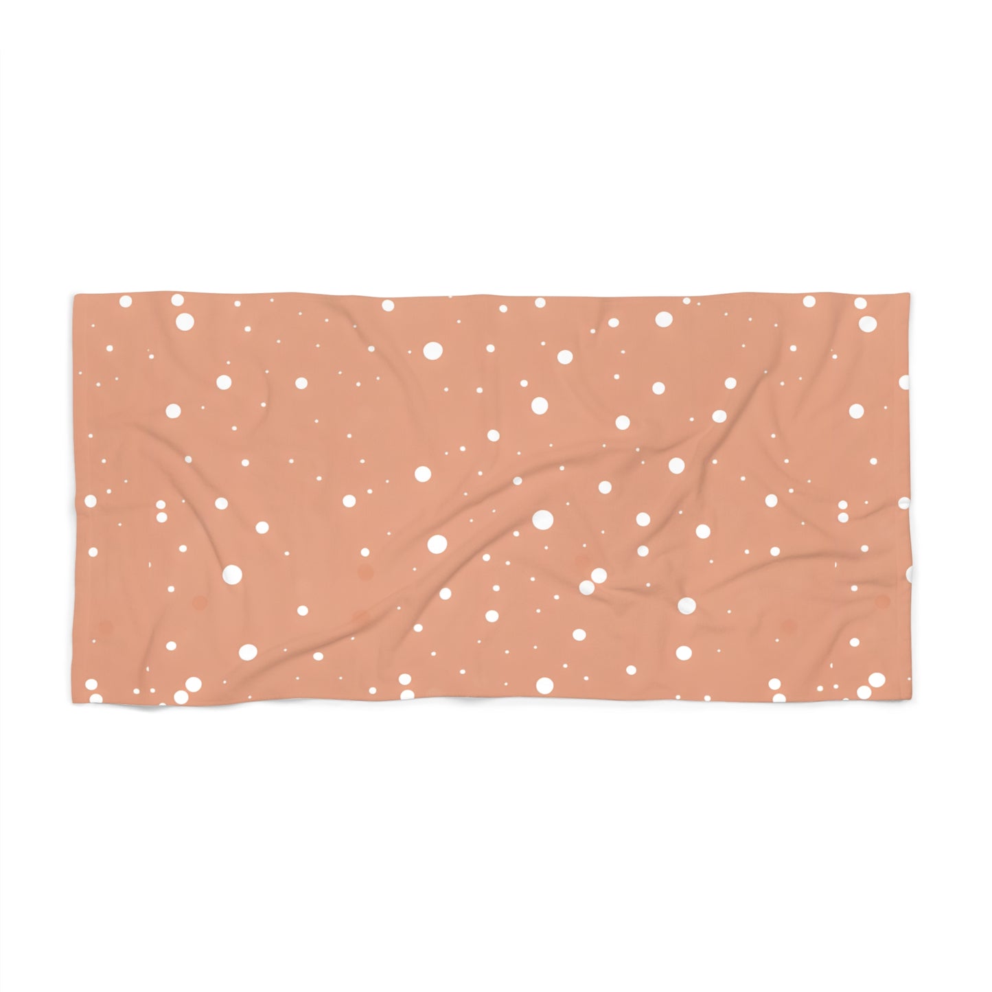 polka dot beach towel