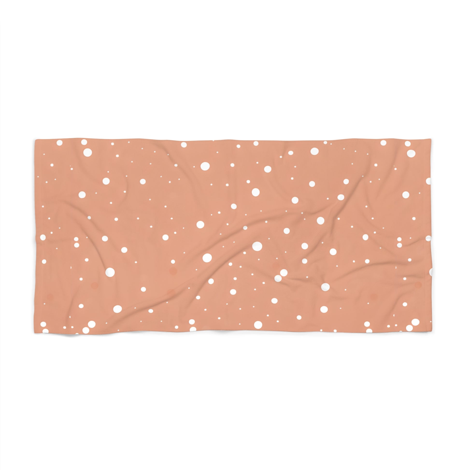 polka dot beach towel