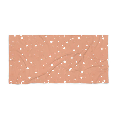 polka dot beach towel