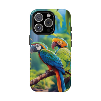 Tropical Birds Tough Cell Phone Cases - Ruppy's Creations