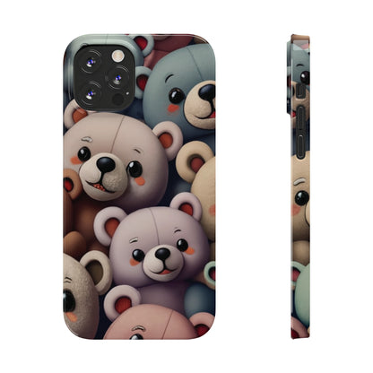 Teddy Bears I phone Slim Phone Cases