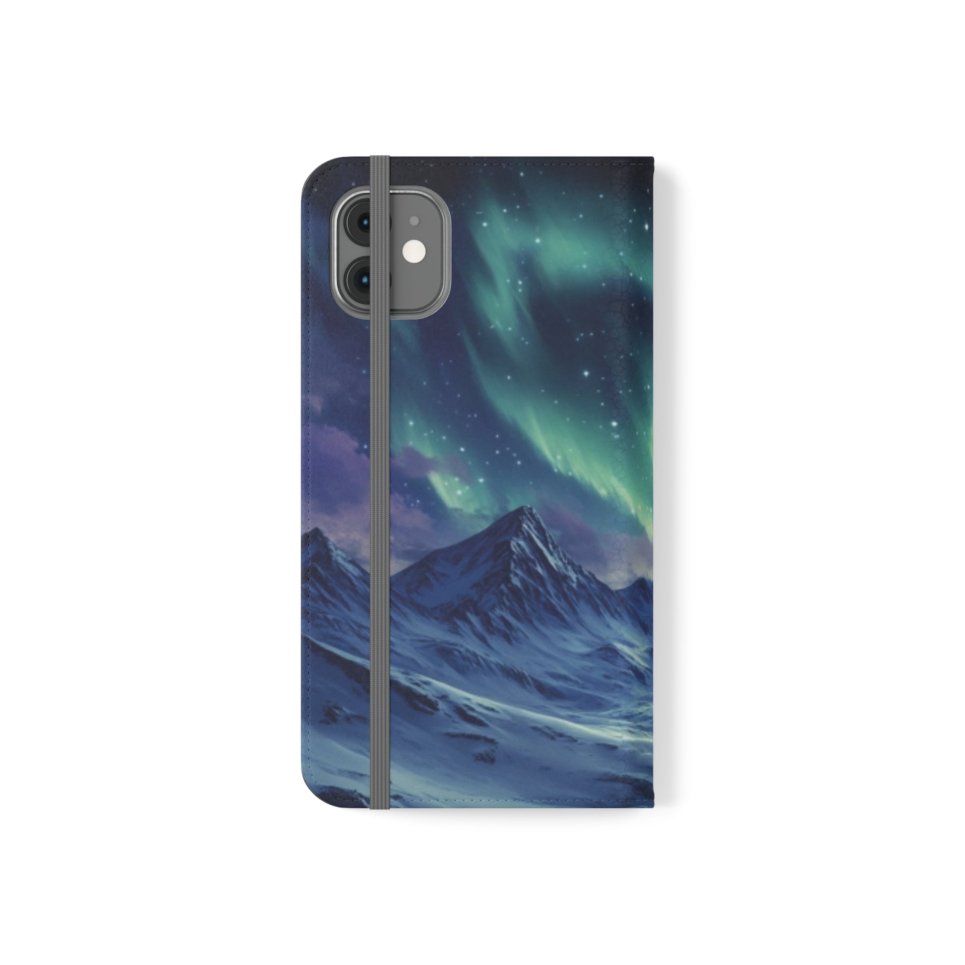 Winter Aurora Folio Phone Case - Ruppy's Creations