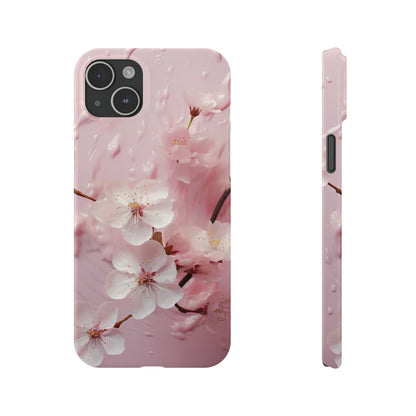 Cherry Blossom Slim Phone Case For I-PHone