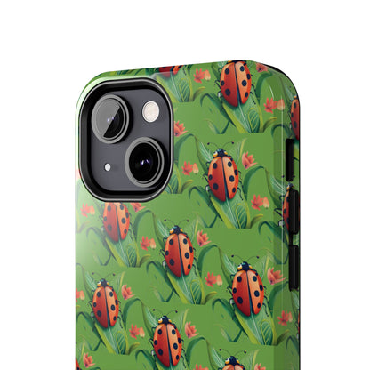 Lady Bug Tough Phone Case - Samsung & iphone - Ruppy's Creations