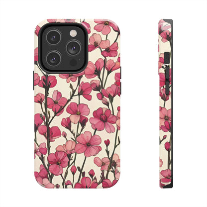 Pink Blossoms Tough Phone Case for iphone & Samsung - Ruppy's Creations