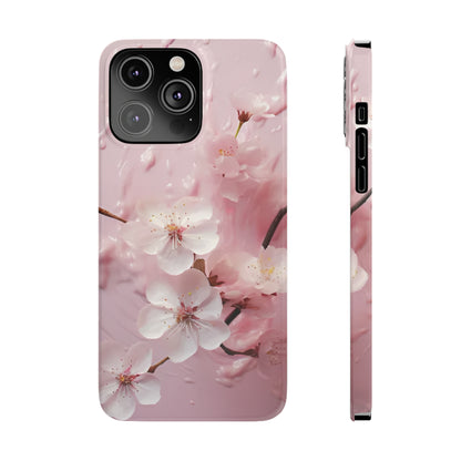 Cherry Blossom Slim Phone Case For I-PHone