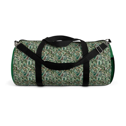 Green Paisley Duffel Bag