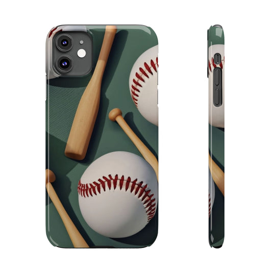 Baseball Fan I phone Slim Phone Cases - Ruppy's Creations