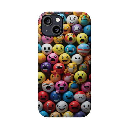 Emoji fun Slim Phone Cases