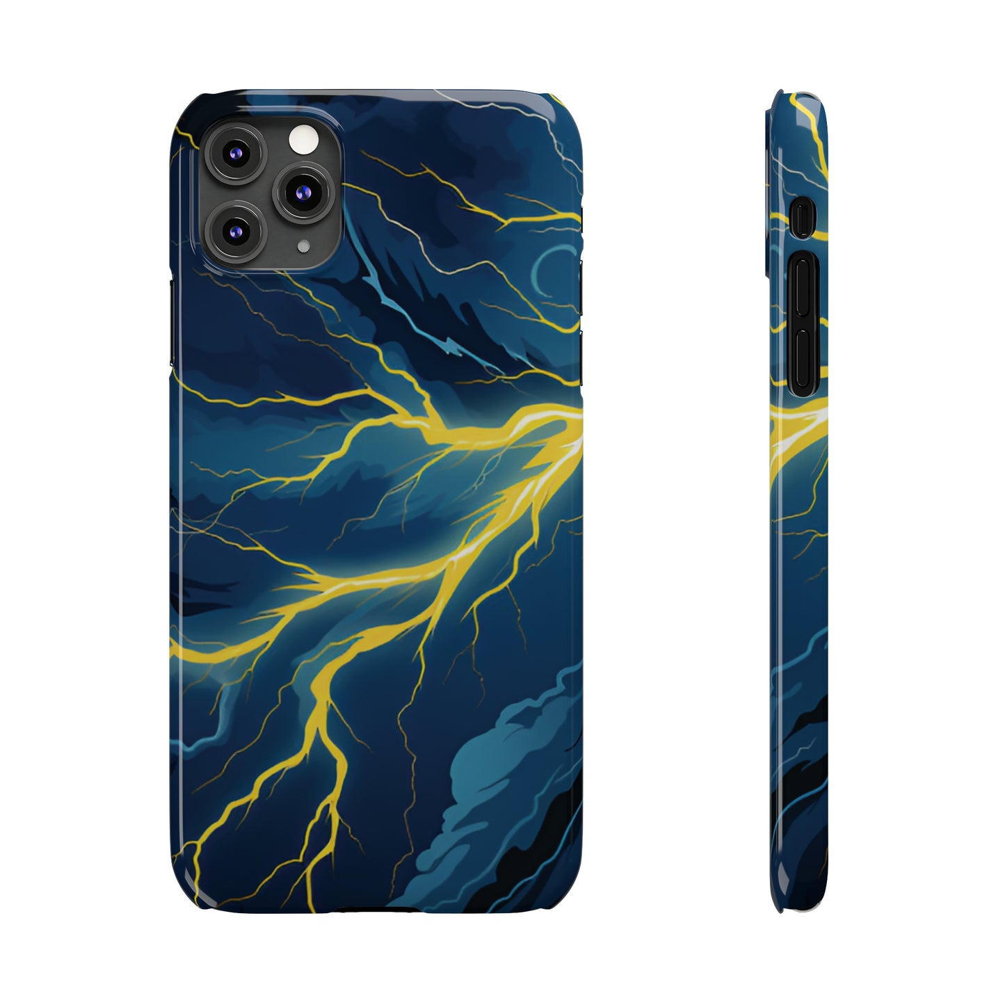 Lightning Strikes Slim Phone Cases