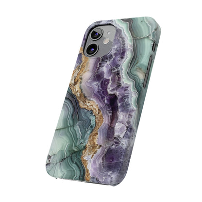 Amethyst & Jade Look Slim iPhone Case - Ruppy's Creations