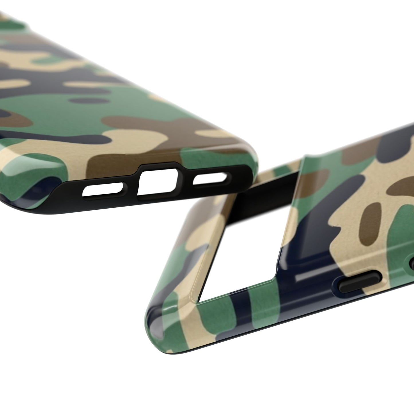 Camouflage Tough Phone Case for I phone, Samsung Galaxy and Google Pixel