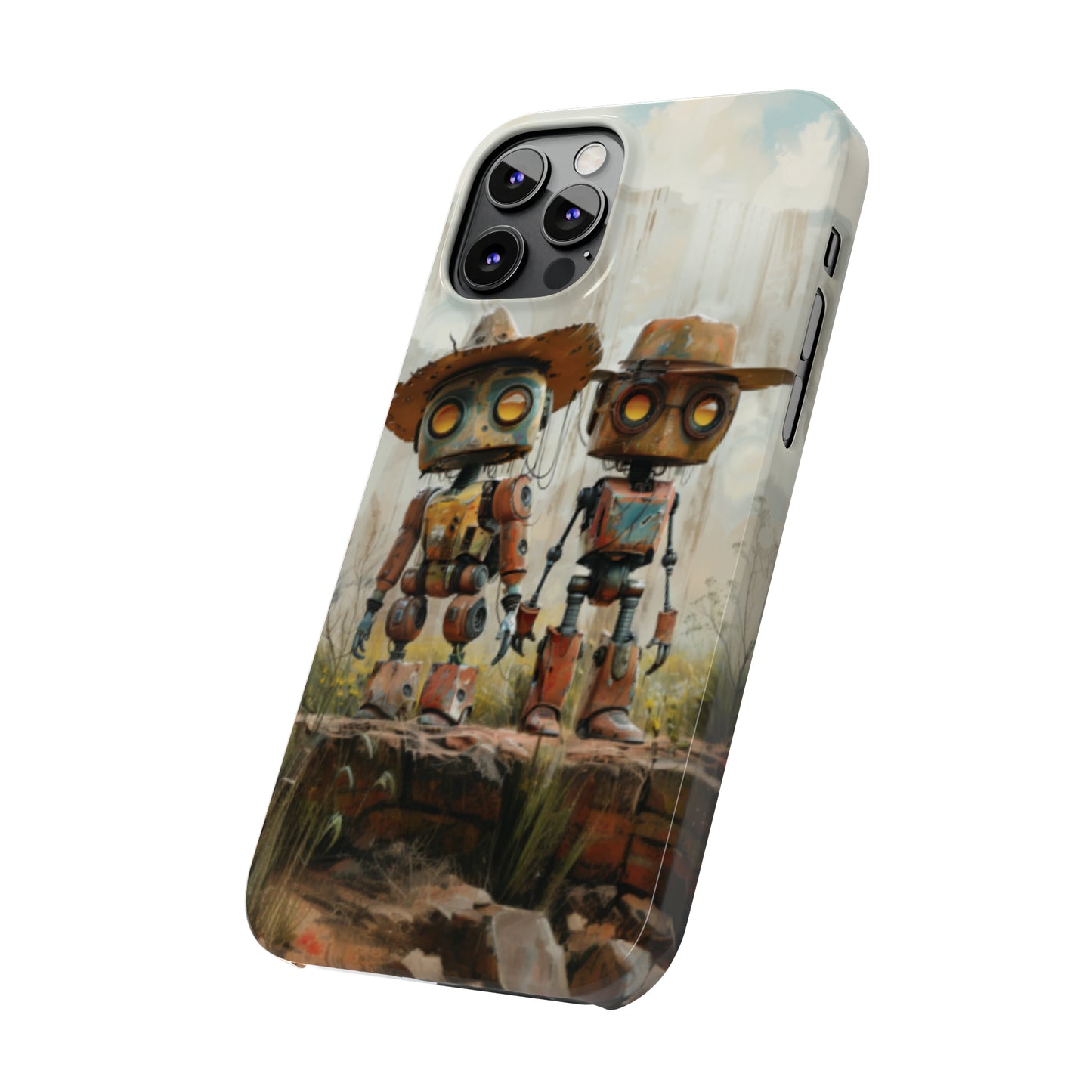 Cowboy Cowbots Slim Phone Case - Ruppy's Creations