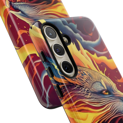 Blazing Beast Cell Phone Tough Case for I Phone, Samsung and Google Pixel