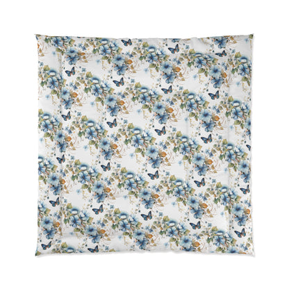 Blue Butterfly Comforter