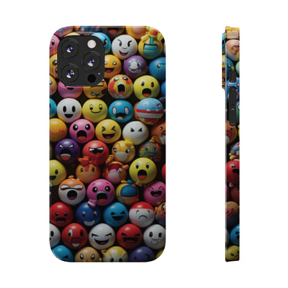 Emoji fun Slim Phone Cases