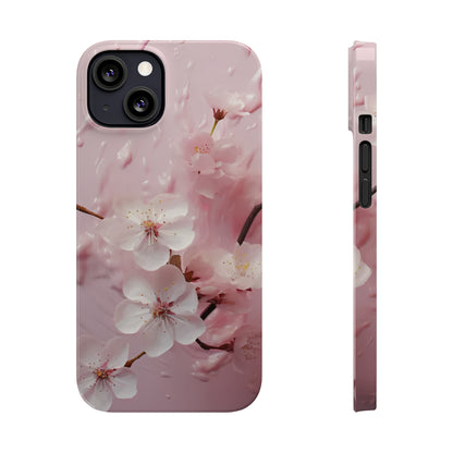 Cherry Blossom Slim Phone Case For I-PHone