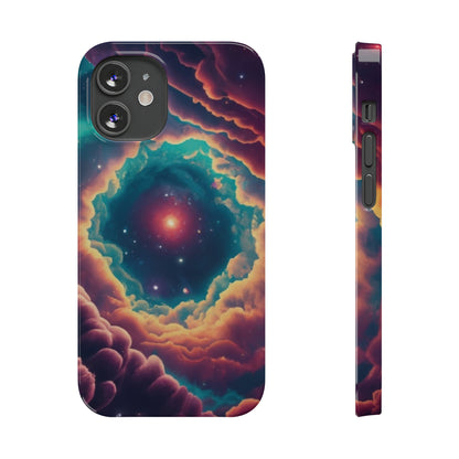 Space Nebula Slim Phone Case For I-phone