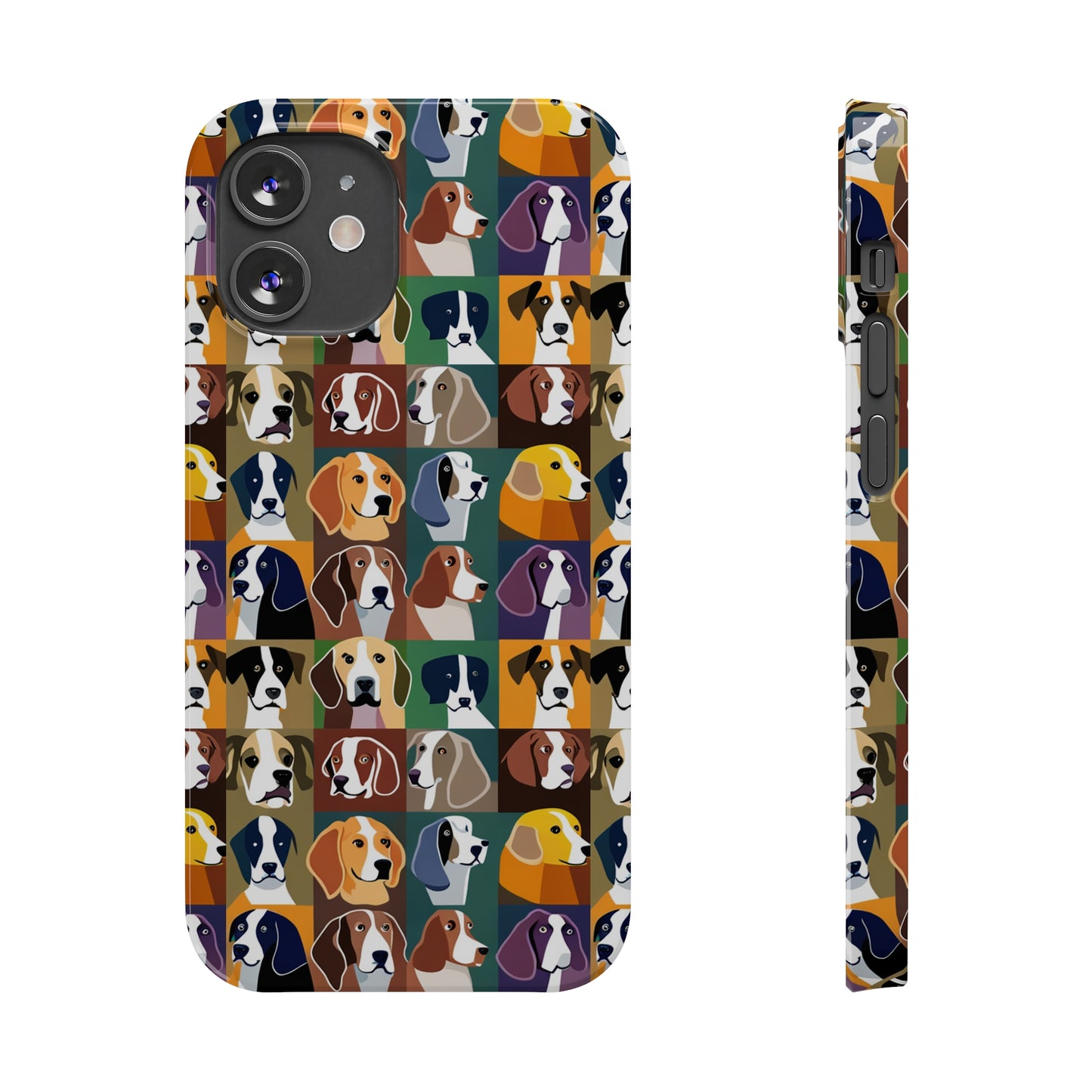 Dog Lovers Print Slim I Phone Case