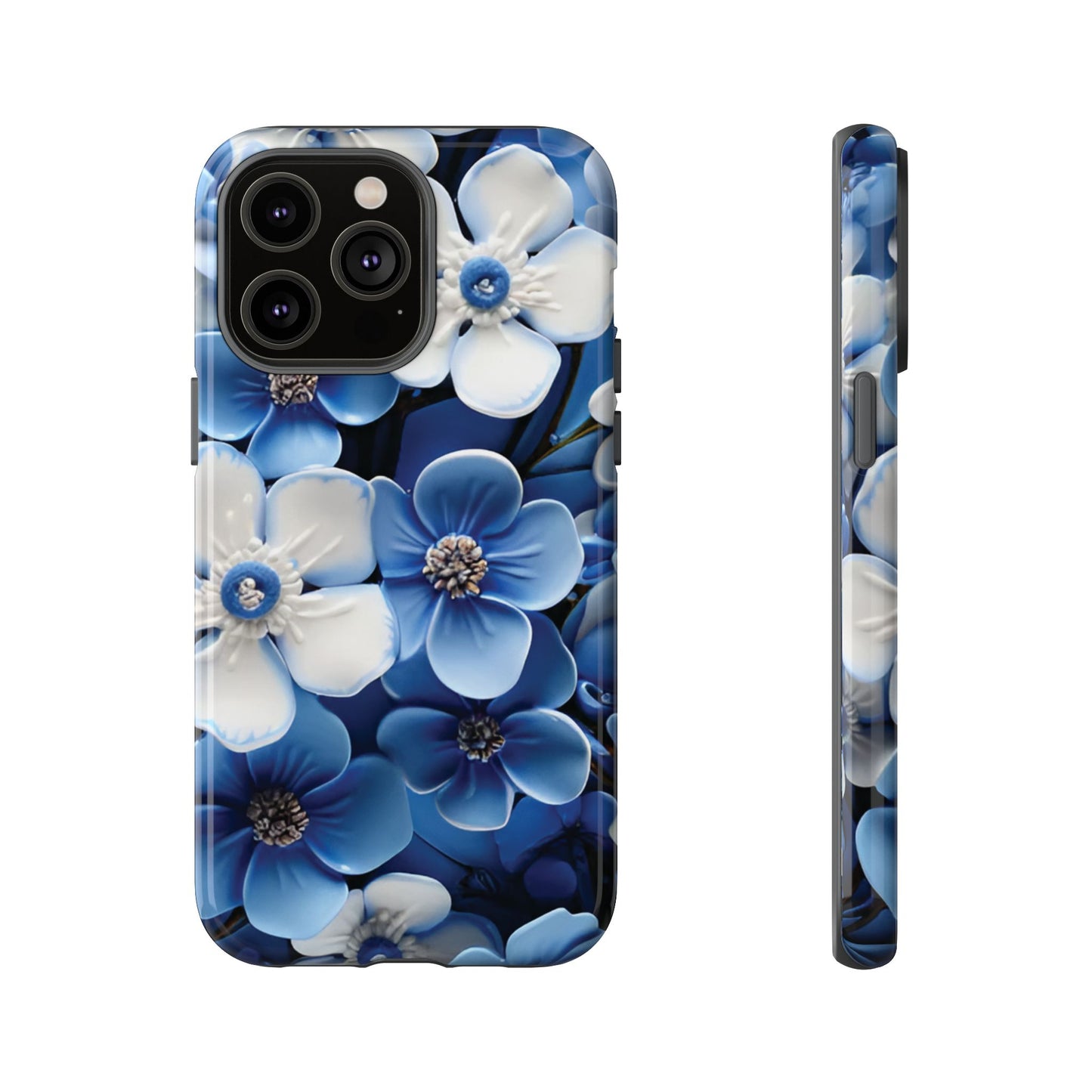 Forget - me - not Tough Cell Phone Case - Ruppy's Creations