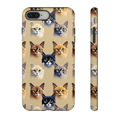 Cat Lovers Tough Cell Phone Case - Ruppy's Creations