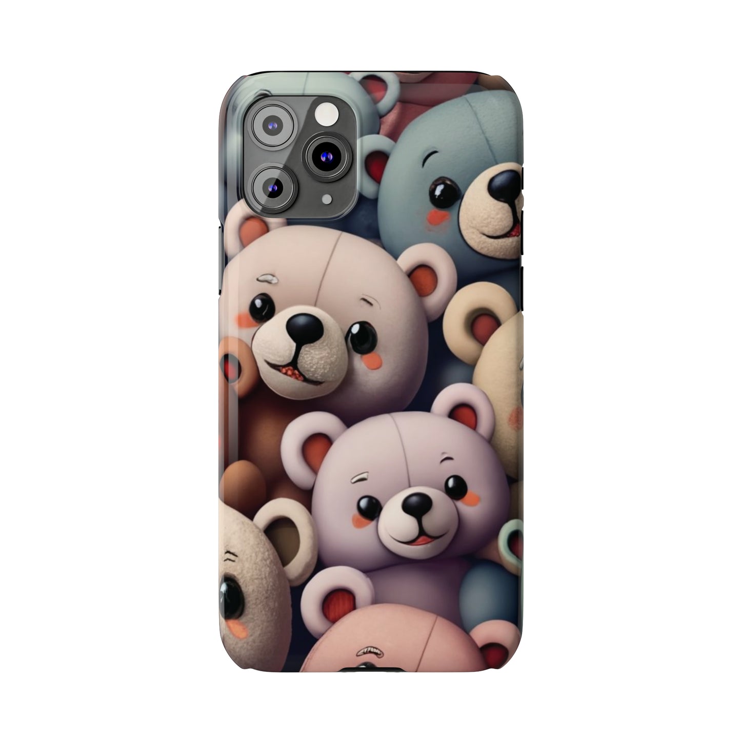 Teddy Bears I phone Slim Phone Cases