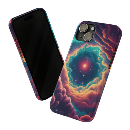 Space Nebula Slim Phone Case For I-phone